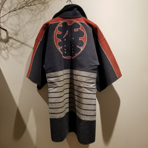 Showa Era Reversible Antique Indigo Japanese Fireman's