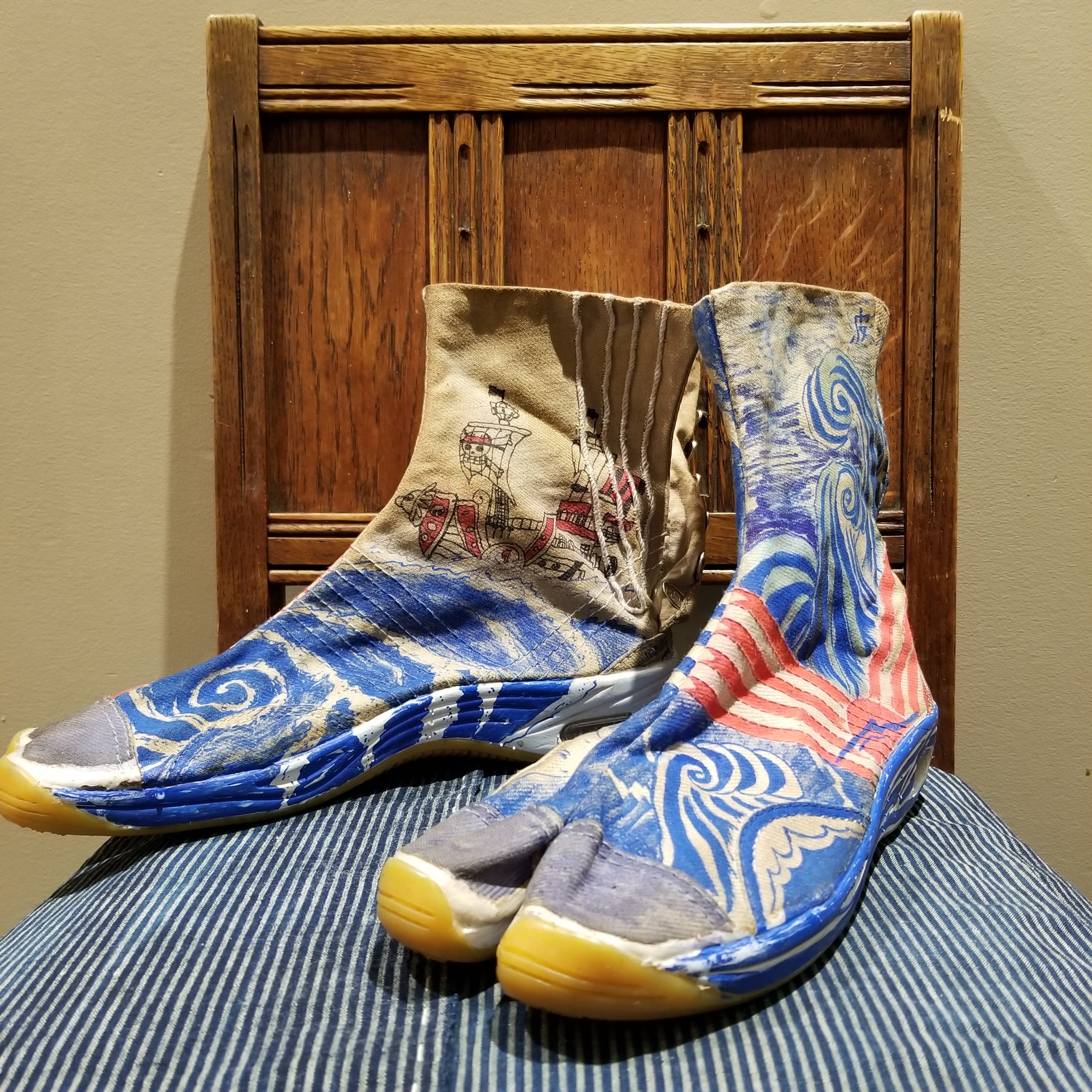 Rikio Tabi Japanese Shoes Size To Us Big Waves One Piece Sunny