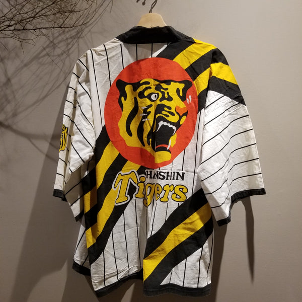 Vintage Hanshin Tigers Japan Baseball Team Hanten Jacket Year